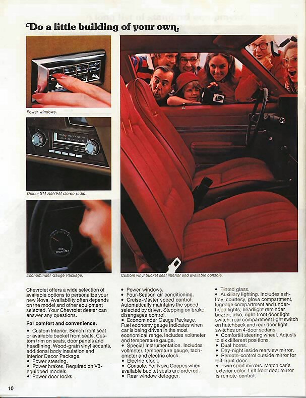1977 Chevrolet Nova Brochure Page 2